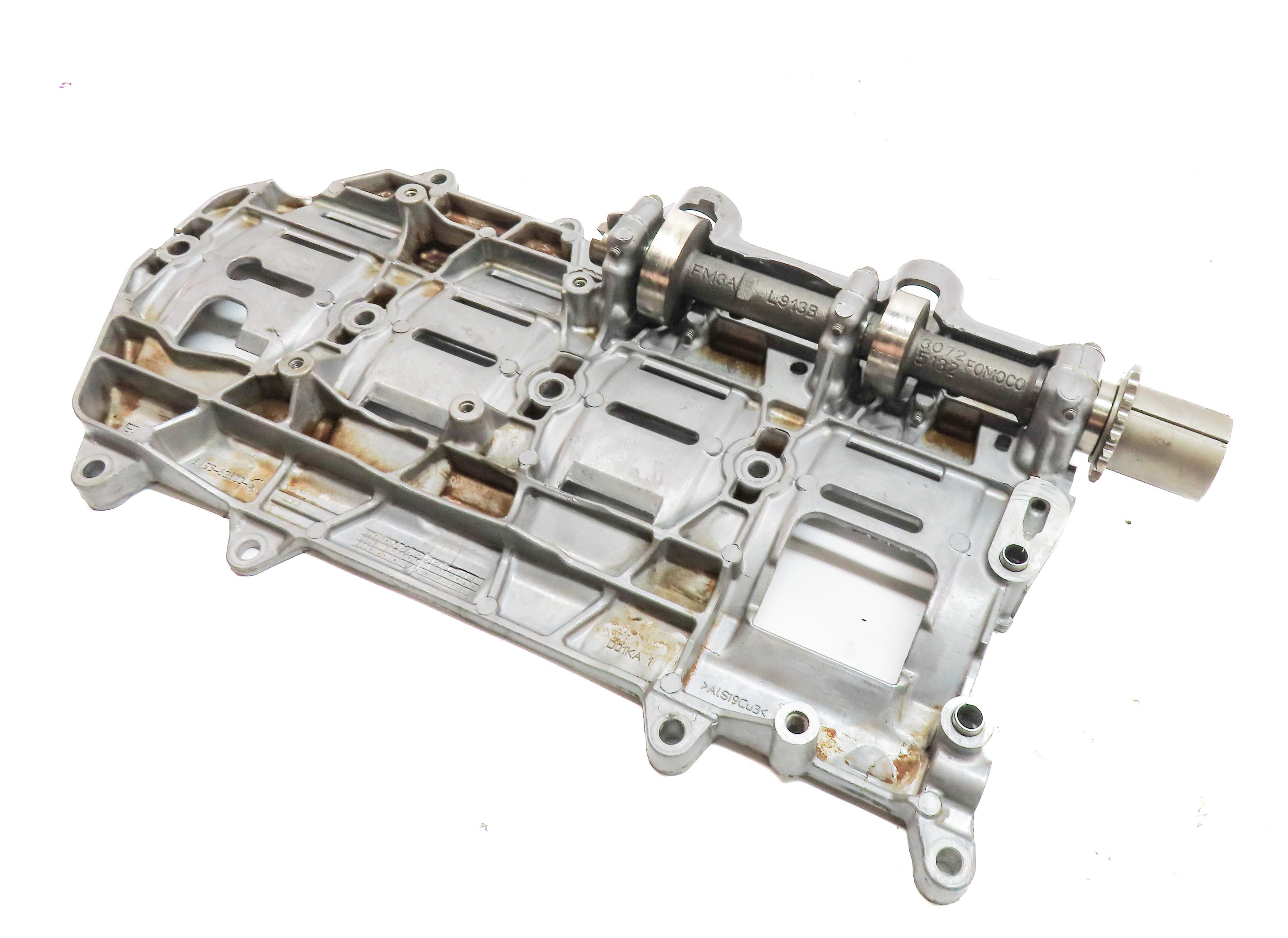 10-17 DISCOVERY LR4 ROVER SPORT L320 L494 L405 3.0L 5.0L OIL PAN BAFFLE TRAY — exact item pictured